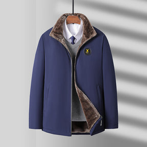 Casual Coat Plush Cotton Jacket For Men